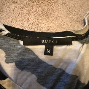 Gucci Abstract Black and Cream Top